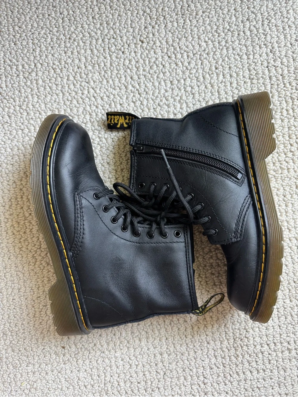 Dr. Martens Junior 1460 Soft Leather Lace Up - Size 2 - Like New
